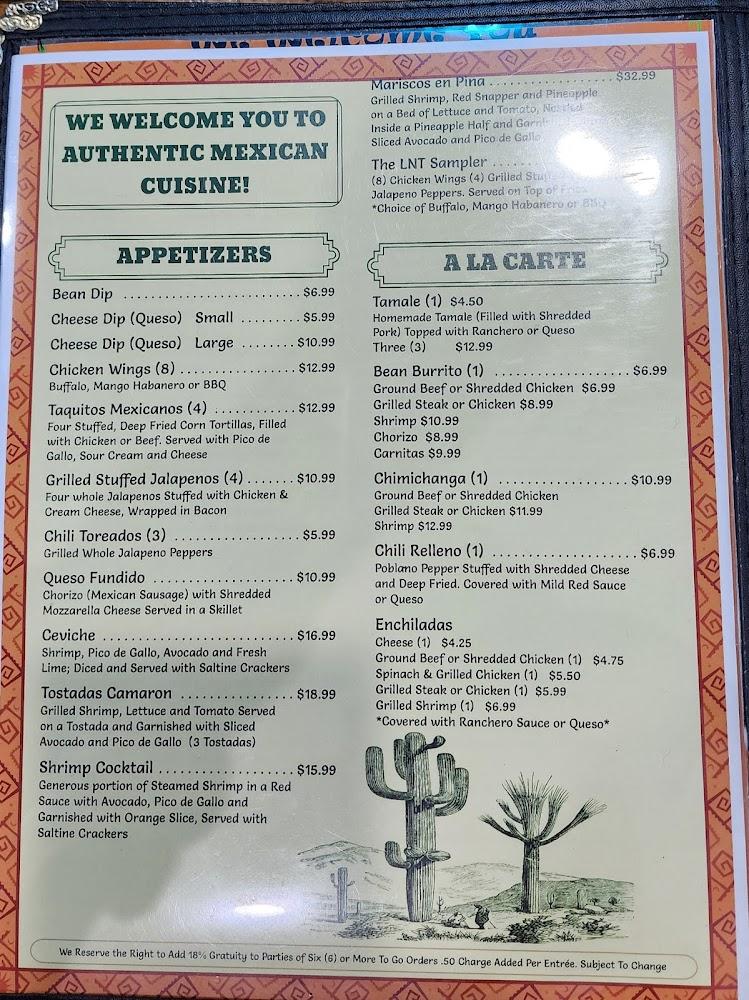 La Nueva Tequilas Menu image 1