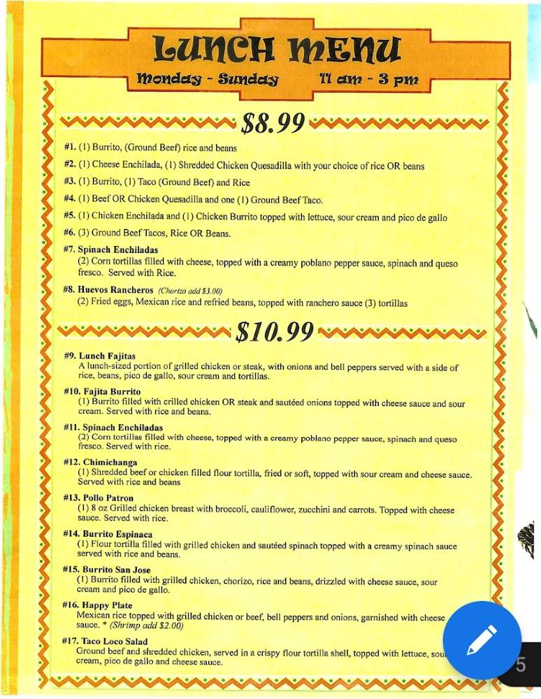 La Nueva Tequilas Menu image 2
